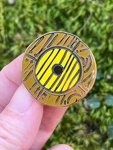 Yellow Shire Door Enamel Pin