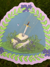 Load image into Gallery viewer, Sword in the stone sticker
