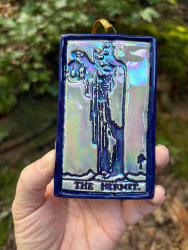 The Hermit Tarot Card Ornament