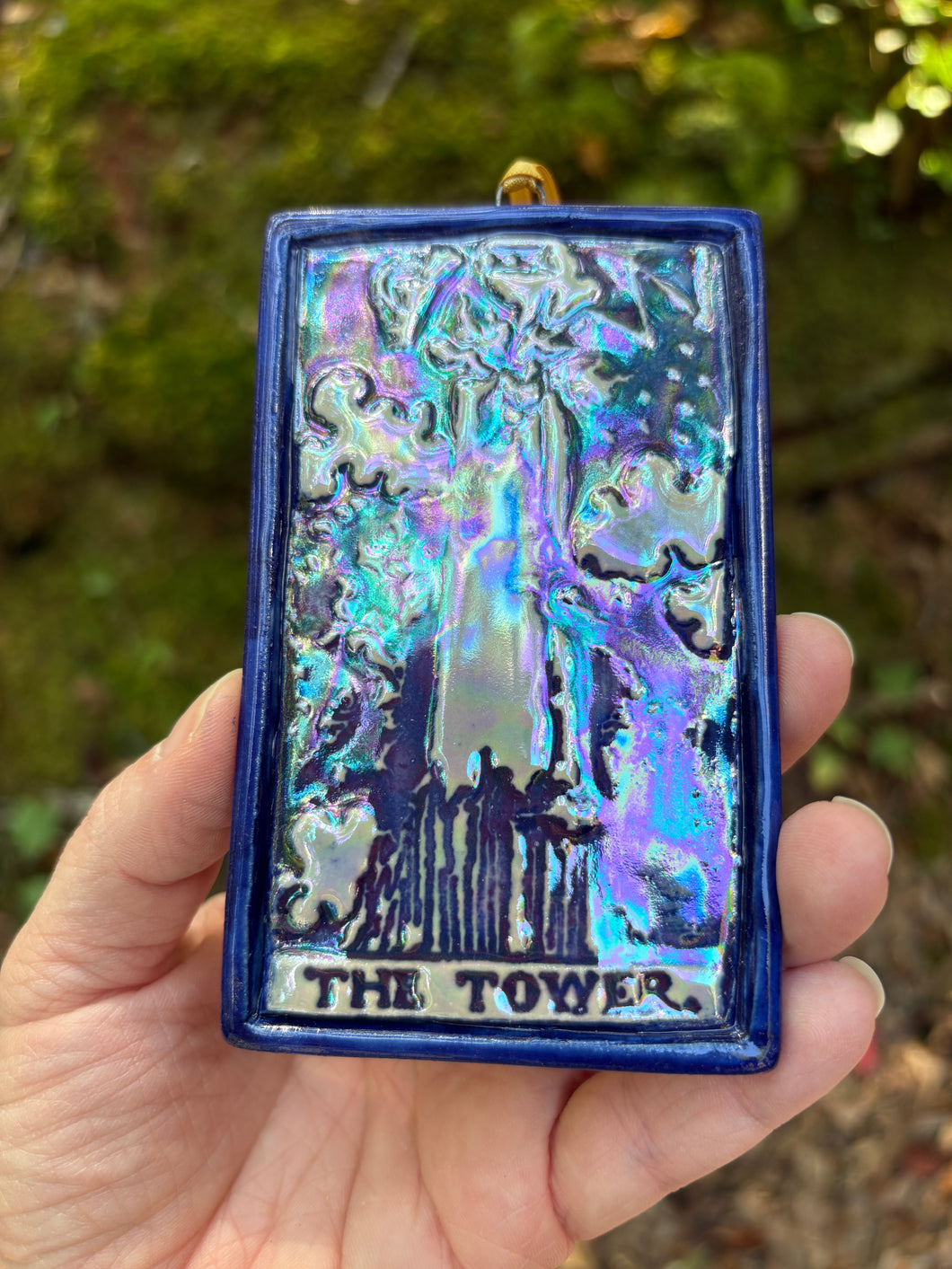 The Tower Tarot Card Ornament