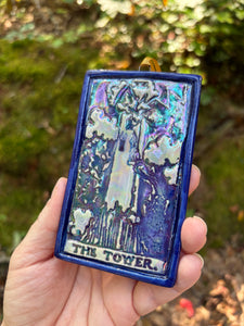 The Tower Tarot Card Ornament